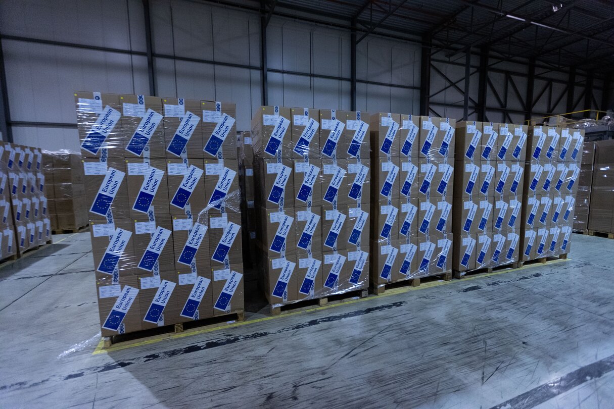 Photo 2: Civil Protection Mechanism RescEU medical stockpile Belgium in Meer