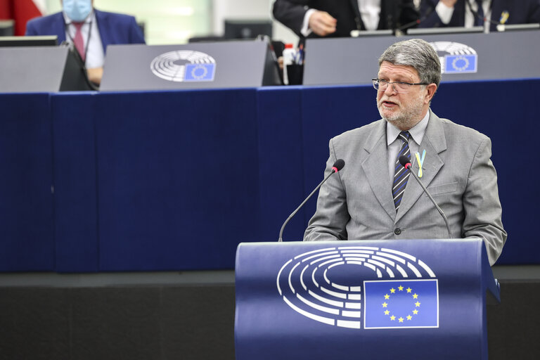 Fotografija 14: EP Plenary session - The deterioration of the situation of refugees as a consequence of Russian aggression against Ukraine