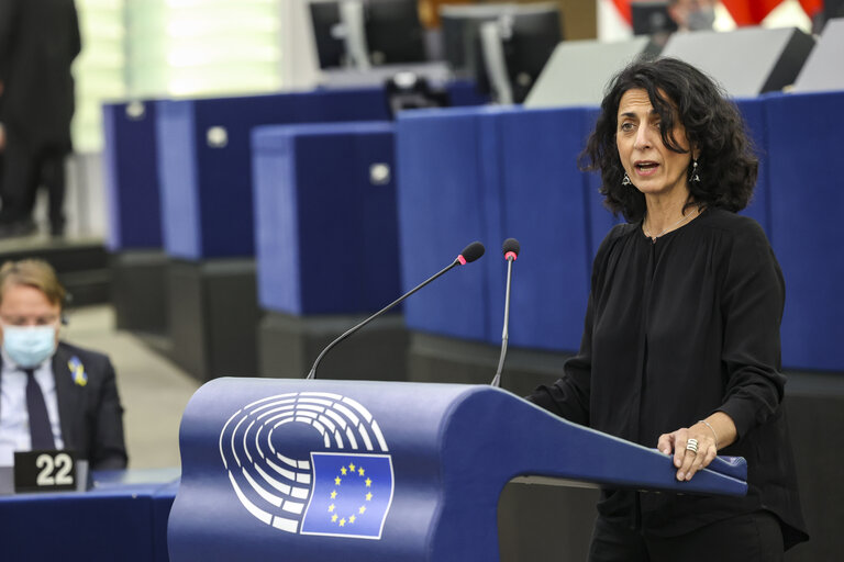 Fotografija 2: EP Plenary session - The deterioration of the situation of refugees as a consequence of Russian aggression against Ukraine