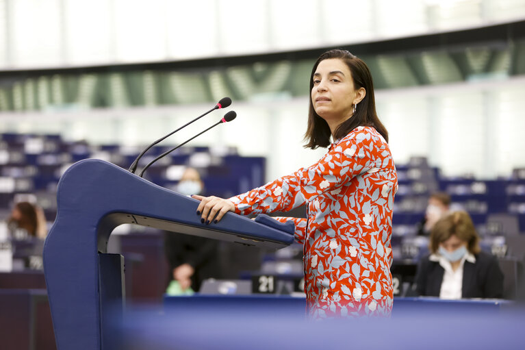 Снимка 3: EP Plenary session - Debates on cases of breaches of human rights, democracy and the rule of law - Myanmar, one year after the coup