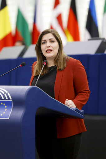 Photo 1: EP Plenary session - Debates on cases of breaches of human rights, democracy and the rule of law - Myanmar, one year after the coup