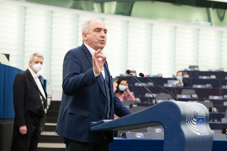 Fotografie 34: EP Plenary session - Debates on cases of breaches of human rights, democracy and the rule of law - Destruction of cultural heritage in Nagorno-Karabakh