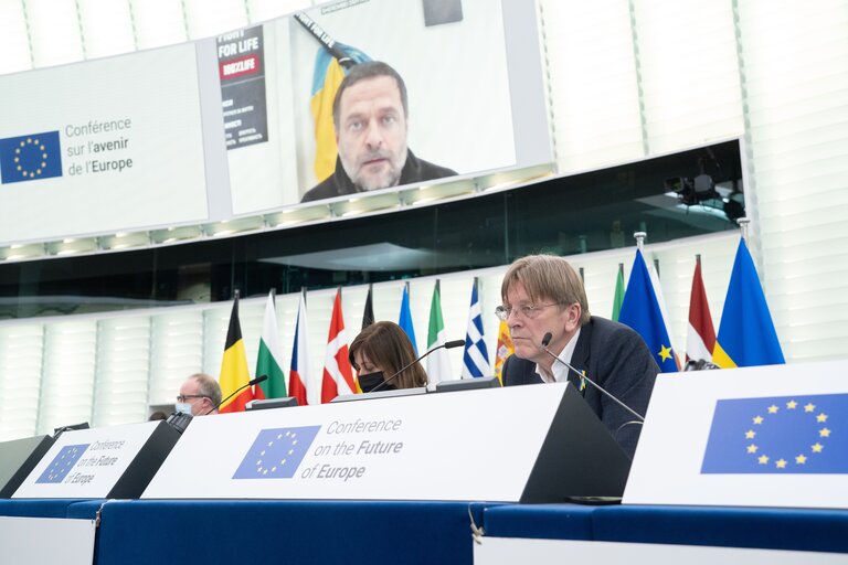 Foto 41: Conference on the Future of Europe - Plenary II, EU in the World