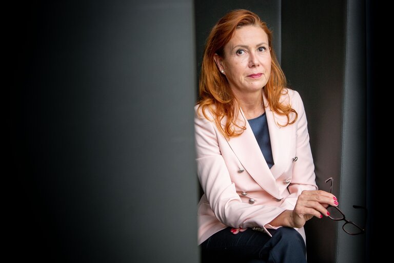 Portraits of Rosanna CONTE in the EP in Strasbourg.