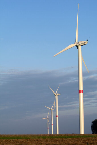 Wind turbines as a source of Renewable Energy in Europe.