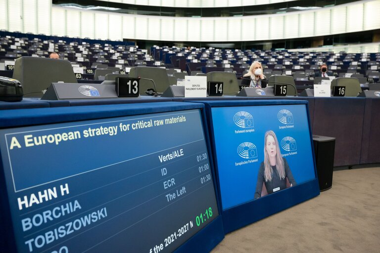 EP Plenary Session - A European strategy for critical raw materials