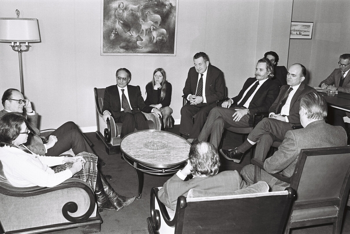 Meetings at the European Parliament on February 1978