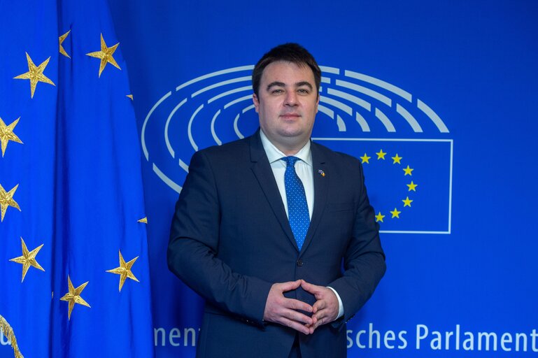 Vlad-Marius BOTOS in the EP in Brussels