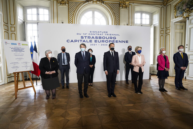 Signature ceremony of the triennial contract ' Strasbourg European Capital '