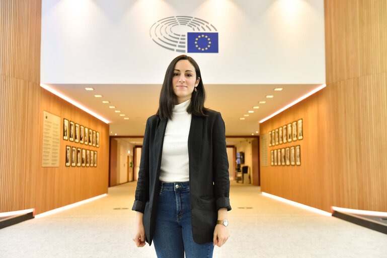 Eleonora EVI in the EP in Brussels