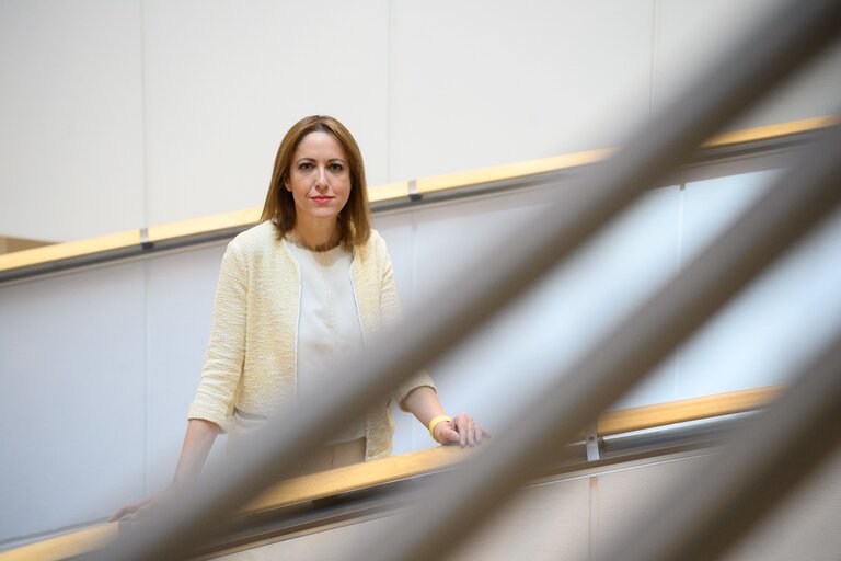 Φωτογραφία 12: Cristina MAESTRE in the EP in Brussels.