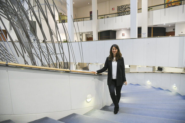 Lara WOLTERS in the EP in Brussels