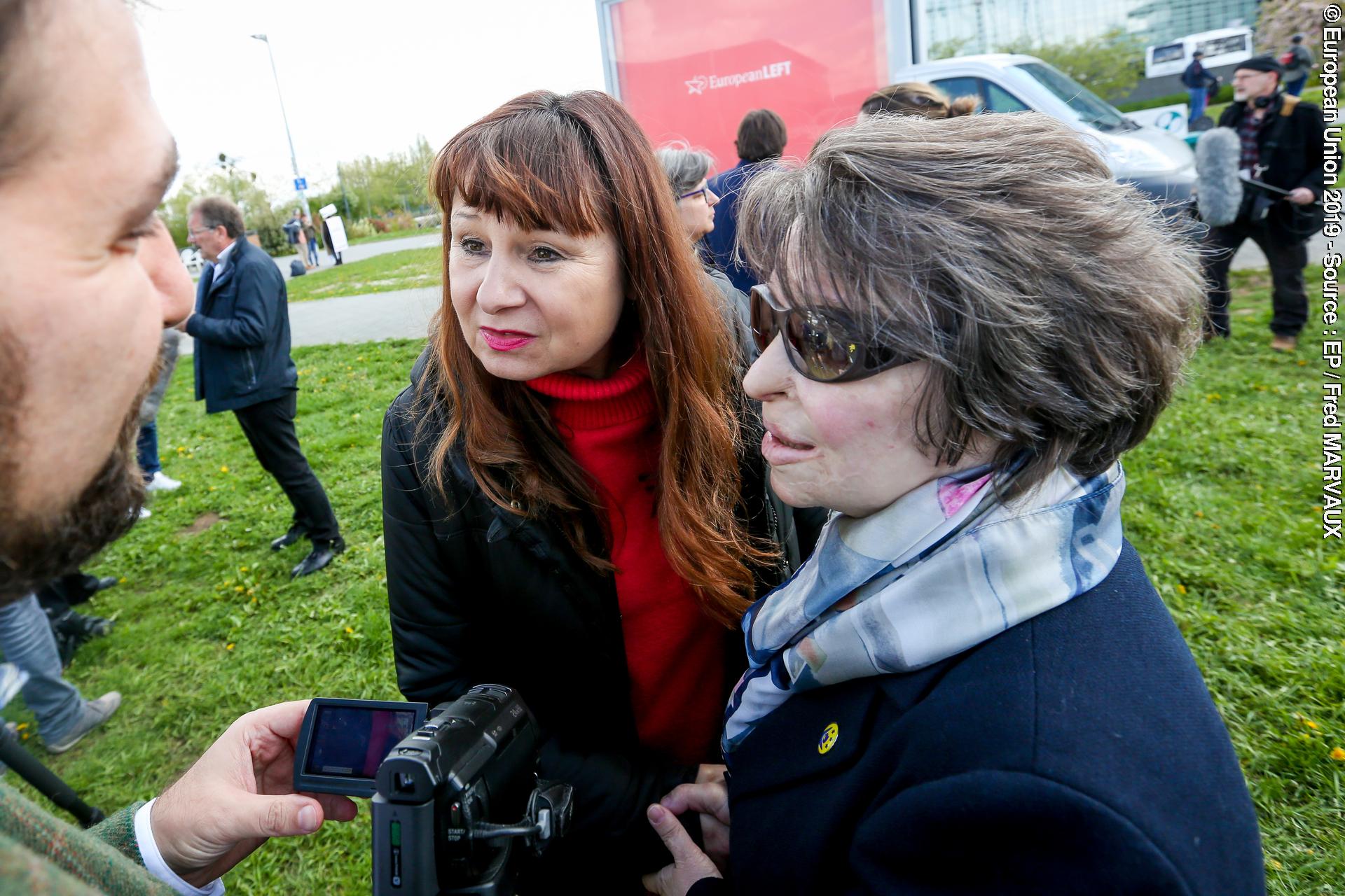 Nico CUÉ and Violeta TOMIC, European Left lead candidates