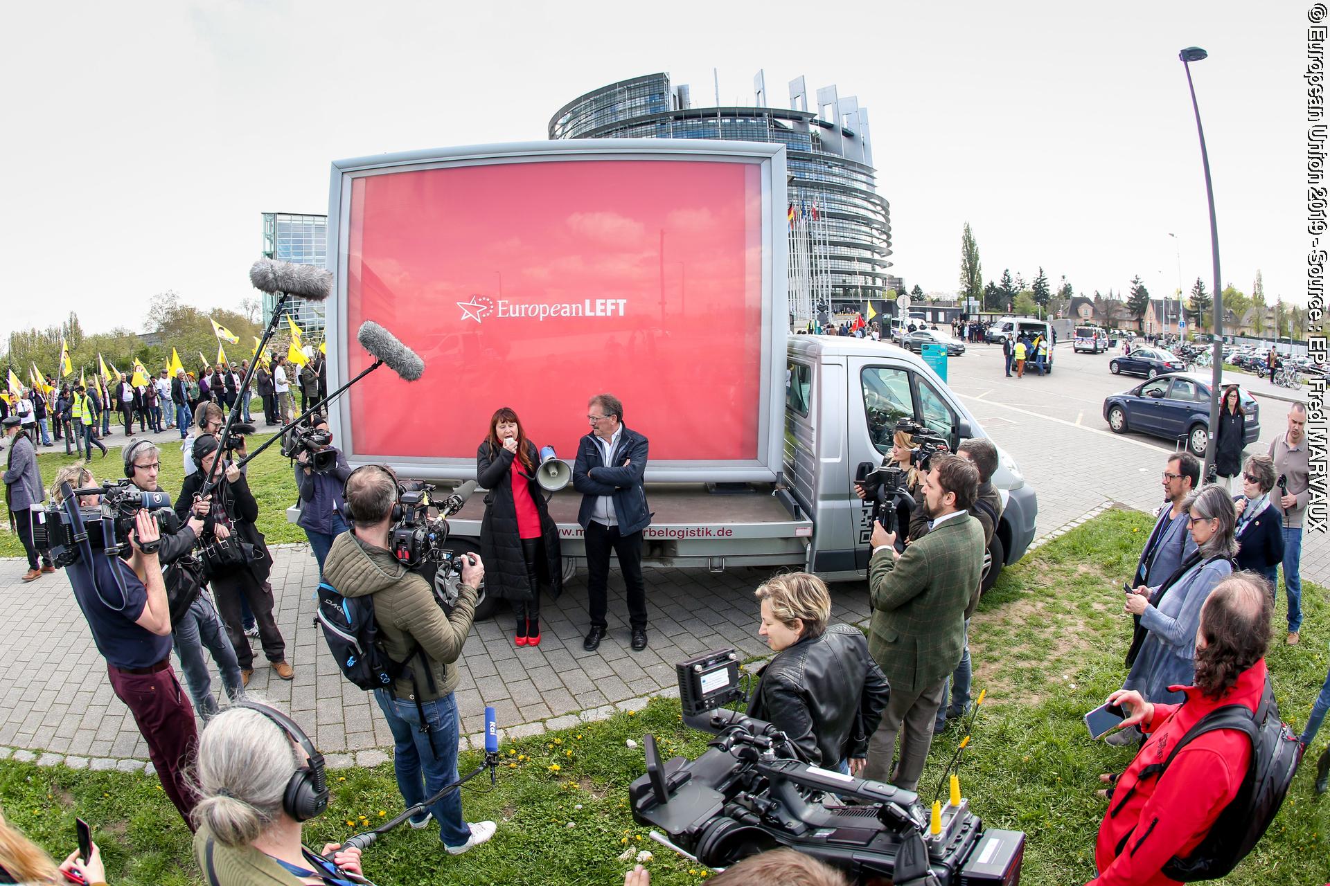Nico CUÉ and Violeta TOMIC, European Left lead candidates