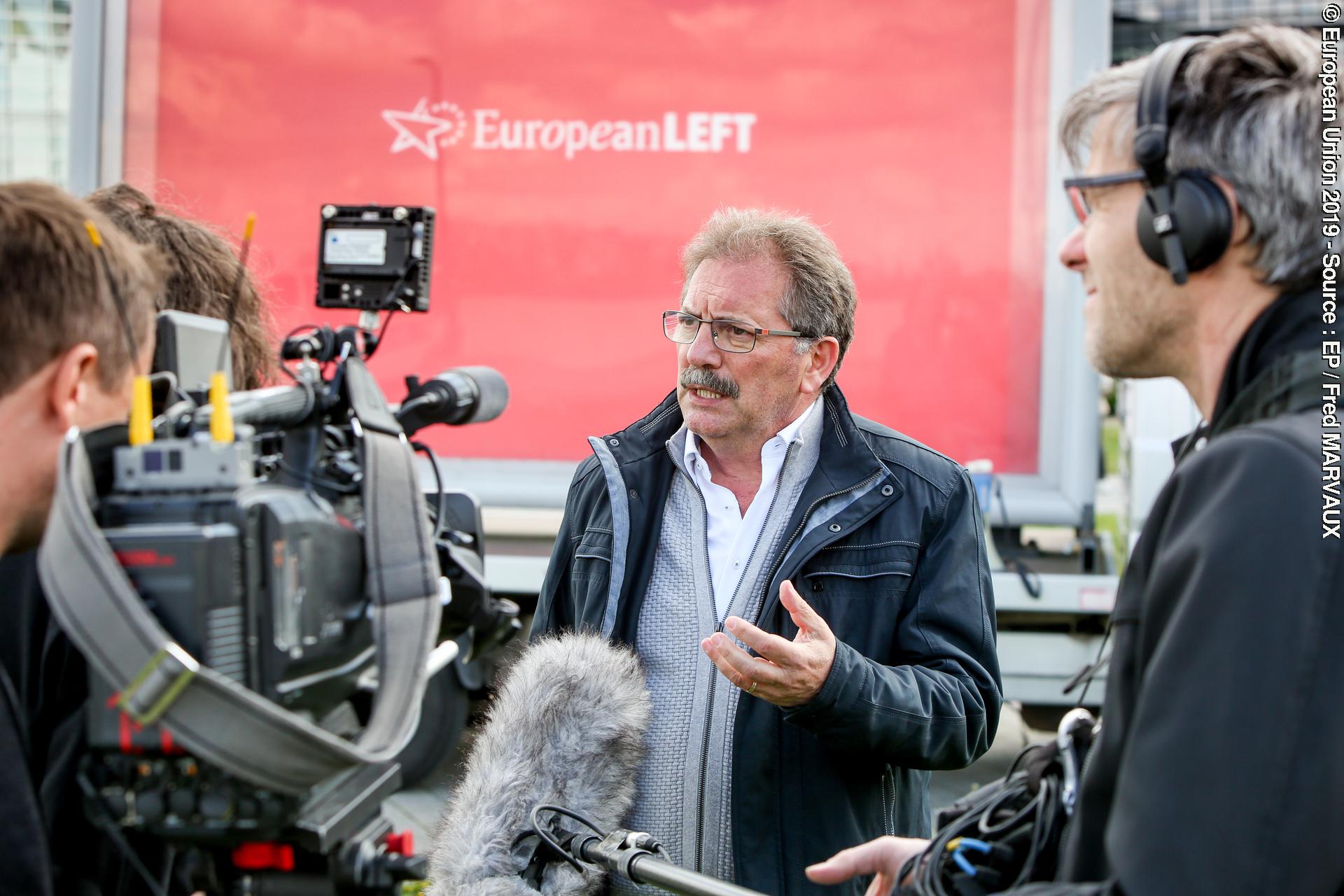 Nico CUÉ and Violeta TOMIC, European Left lead candidates