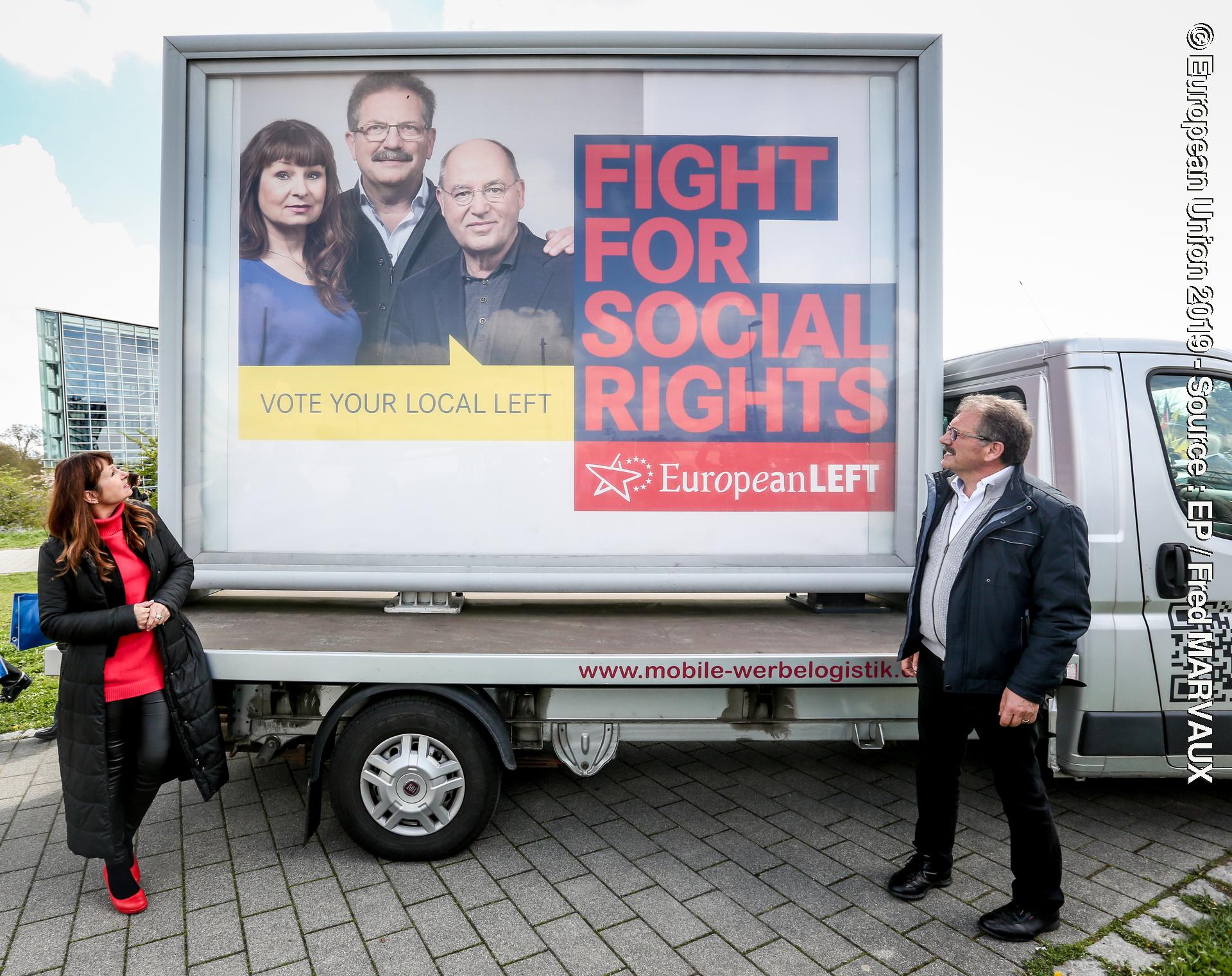 Nico CUÉ and Violeta TOMIC, European Left lead candidates