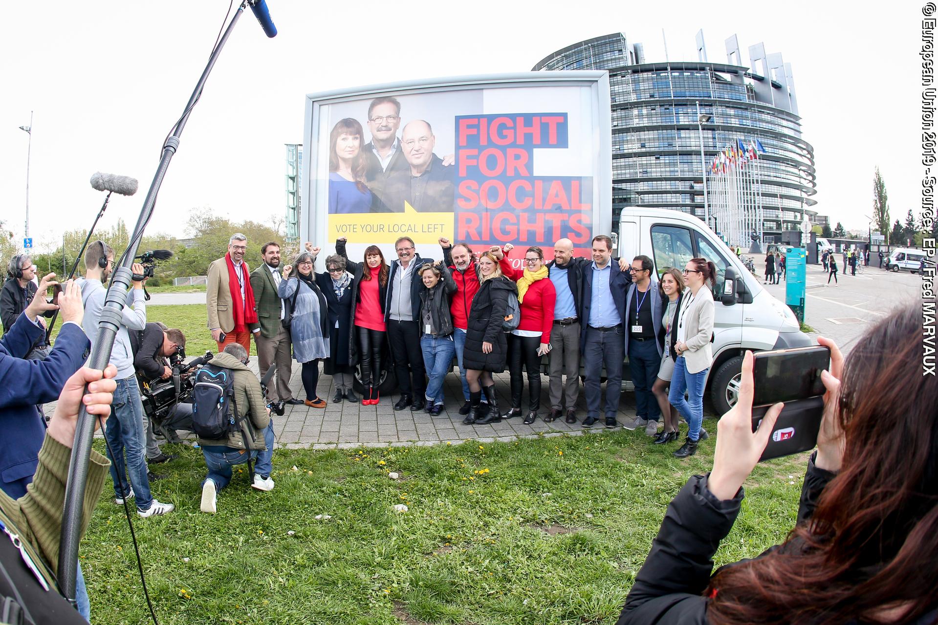 Nico CUÉ and Violeta TOMIC, European Left lead candidates