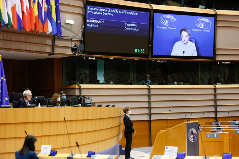 Fotó 4: EP plenary session-  Implementation Article 43 Asylum Procedures Directive