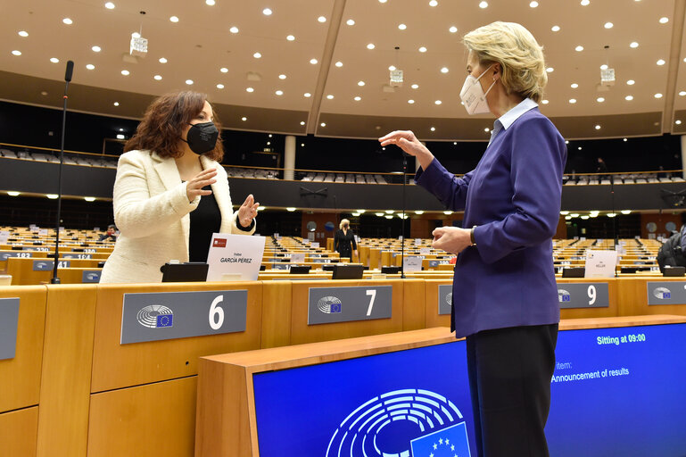 Foto 49: EP plenary session -  The state of play of the EU's COVID-19 Vaccination Strategy