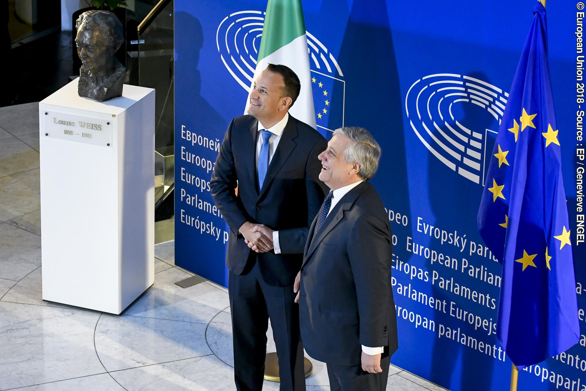 Fotografija 3: Antonio TAJANI, EP President meets with Leo VARADKAR,  Prime Minister of Ireland