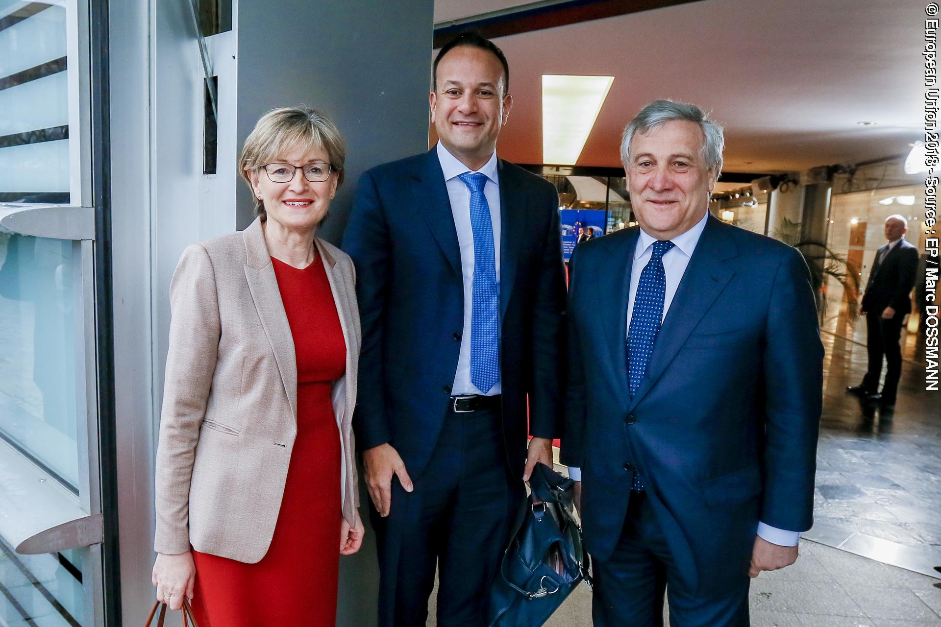 Fotografie 8: Antonio TAJANI, EP President meets with Leo VARADKAR,  Prime Minister of Ireland