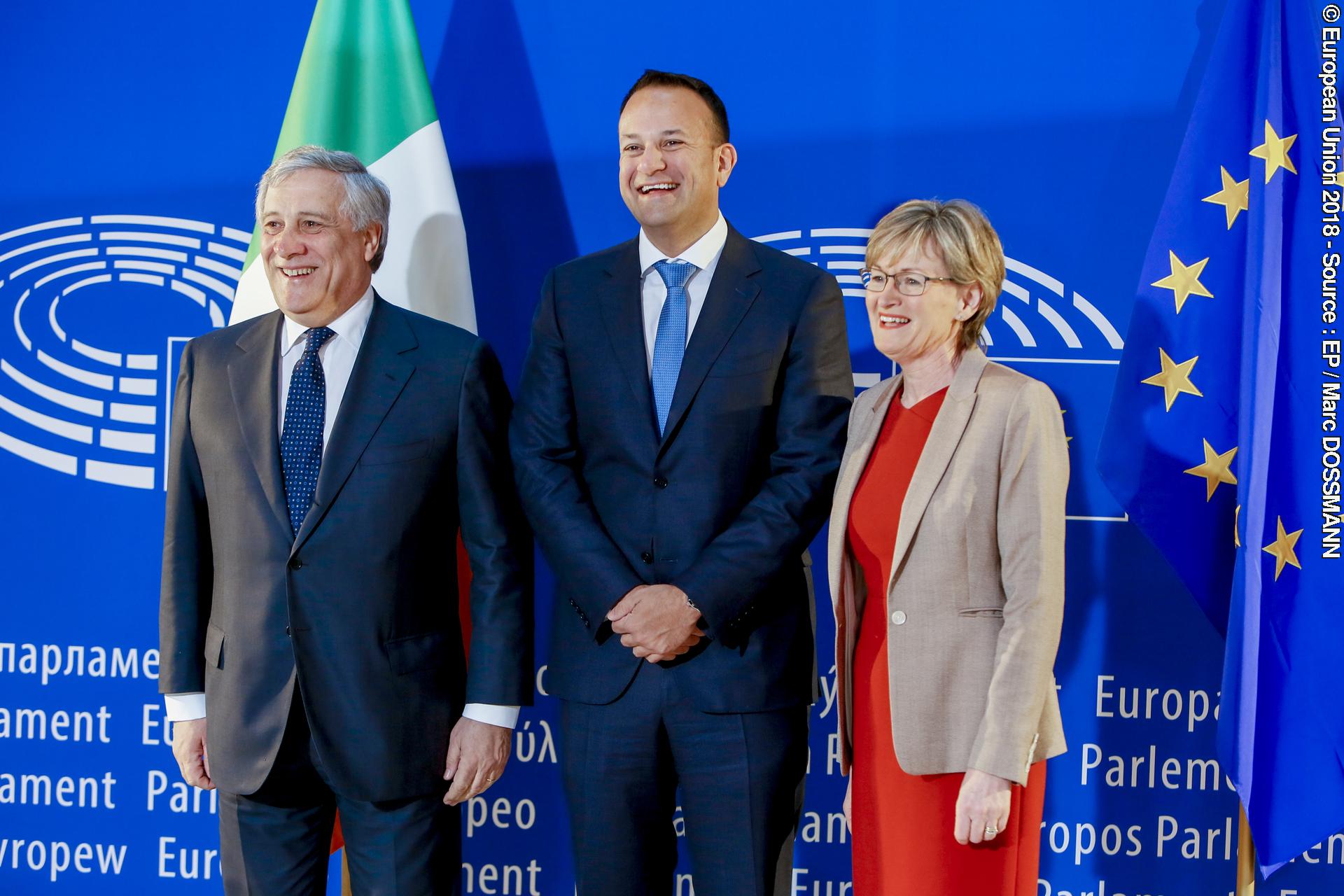 Fotografie 7: Antonio TAJANI, EP President meets with Leo VARADKAR,  Prime Minister of Ireland