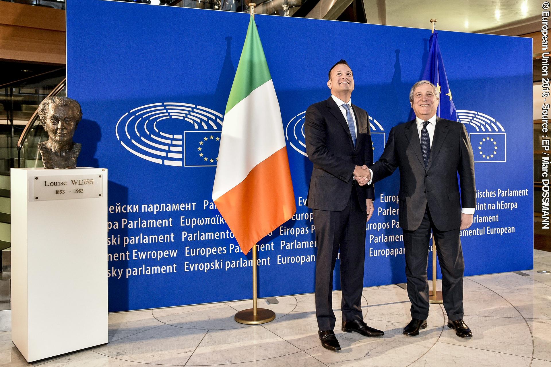 Fotografija 6: Antonio TAJANI, EP President meets with Leo VARADKAR,  Prime Minister of Ireland