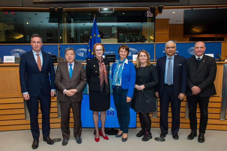 Foto 1: Joint Meeting with Delegation for Relations with Japan and Delegation for Relations with India - EU Indo-Pacific Strategy and security implications of QUAD.