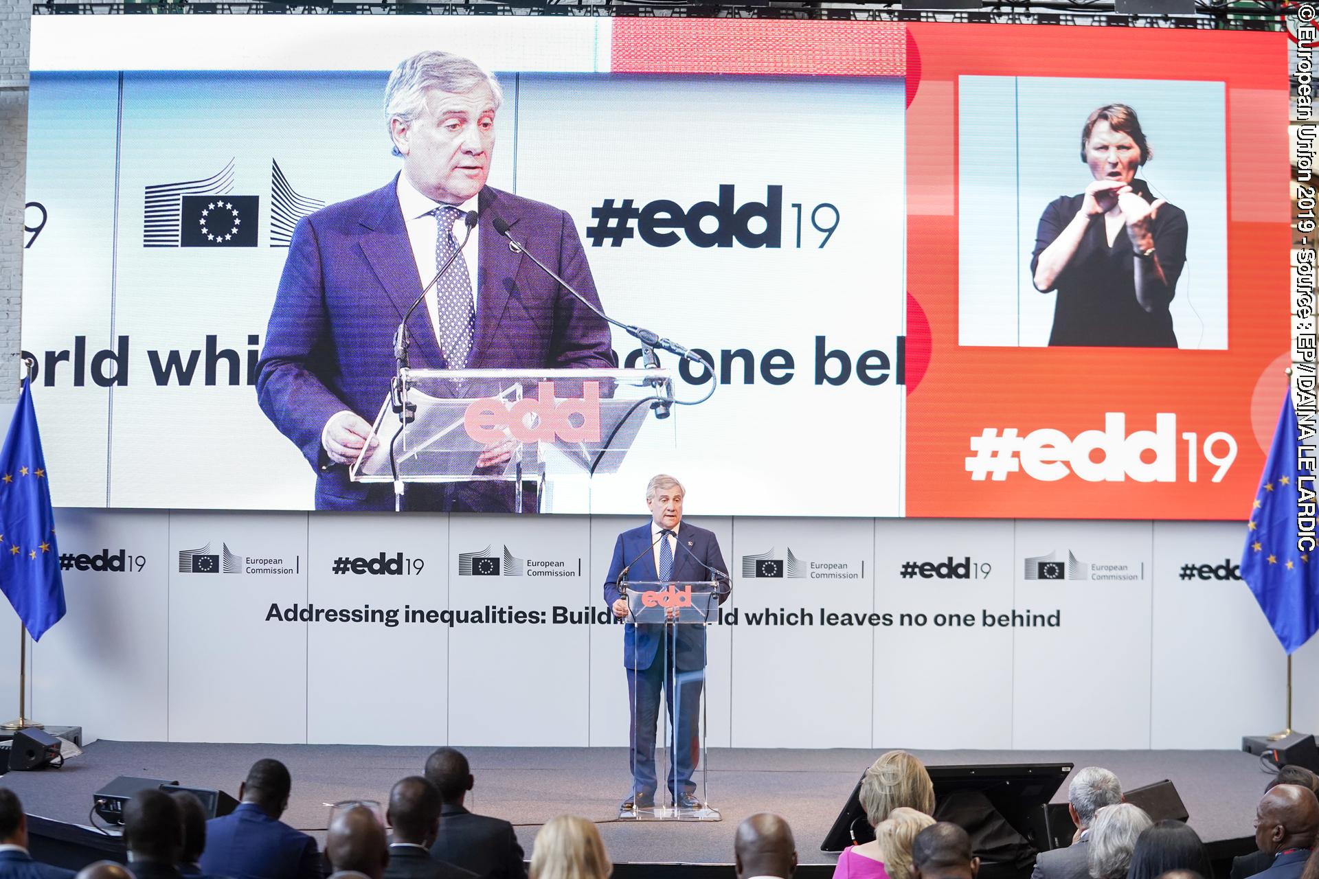 Foto 10: European Development Days - Opening Ceremony in presence of Antonio TAJANI - EP President