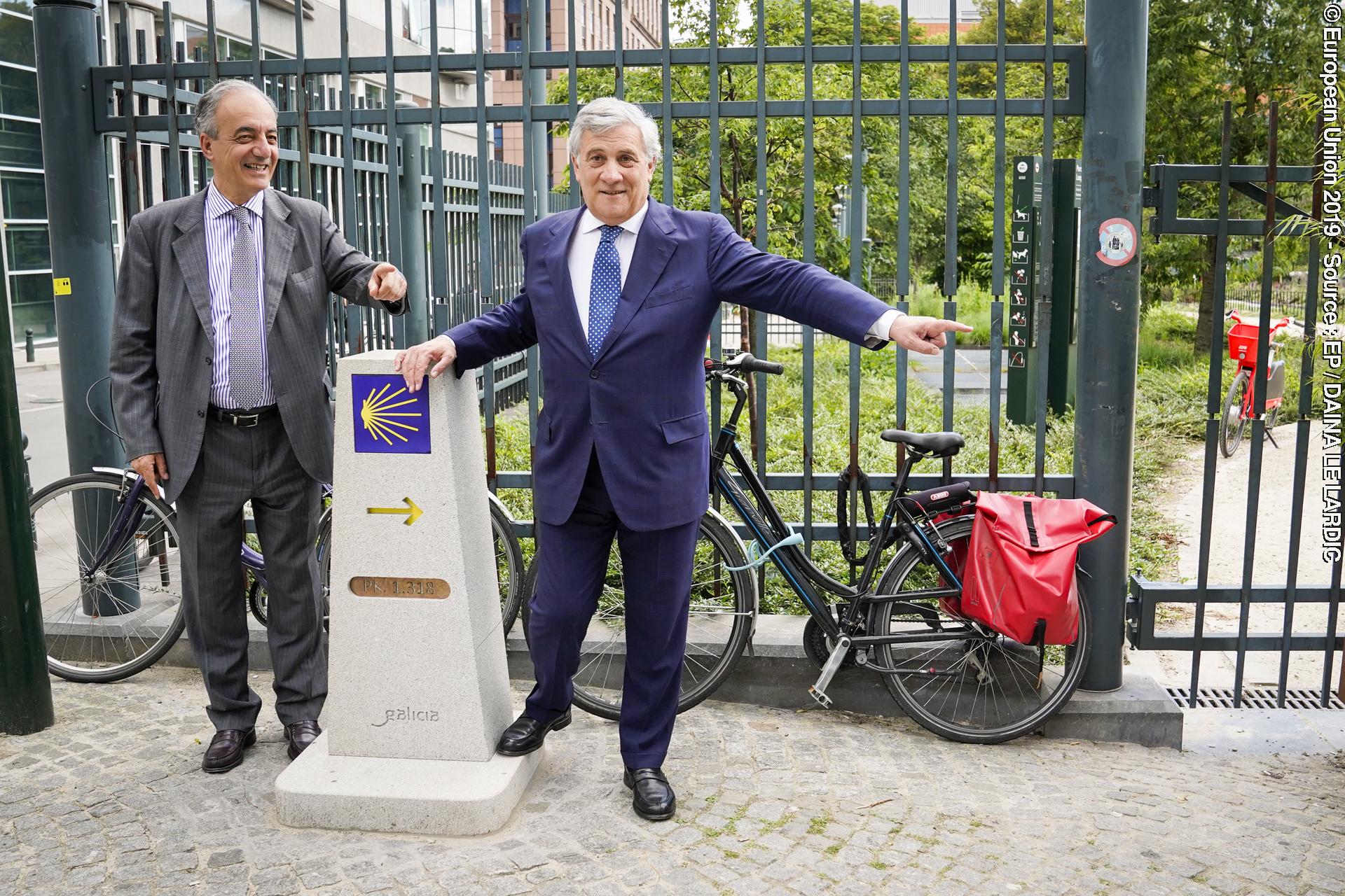 Antonio TAJANI,  EP President meets with Francisco Jose MILLAN MON