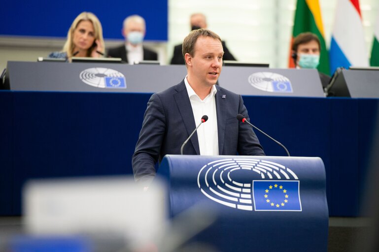 Fotografija 7: EP Plenary Session - Presentation of the Court of Auditors' annual report 2020