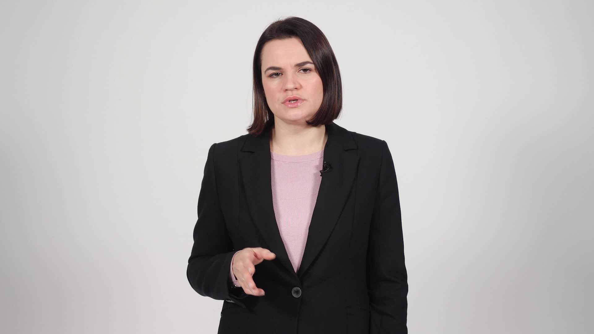 Sakharov Prize for Freedom of Thought 2020: Videomessage by Sviatlana TSIKHANOUSKAYA, leader of Belarus opposition, ahead of the award ceremony