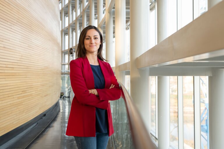 Fotografia 13: Eleonora EVI in the EP in Strasbourg