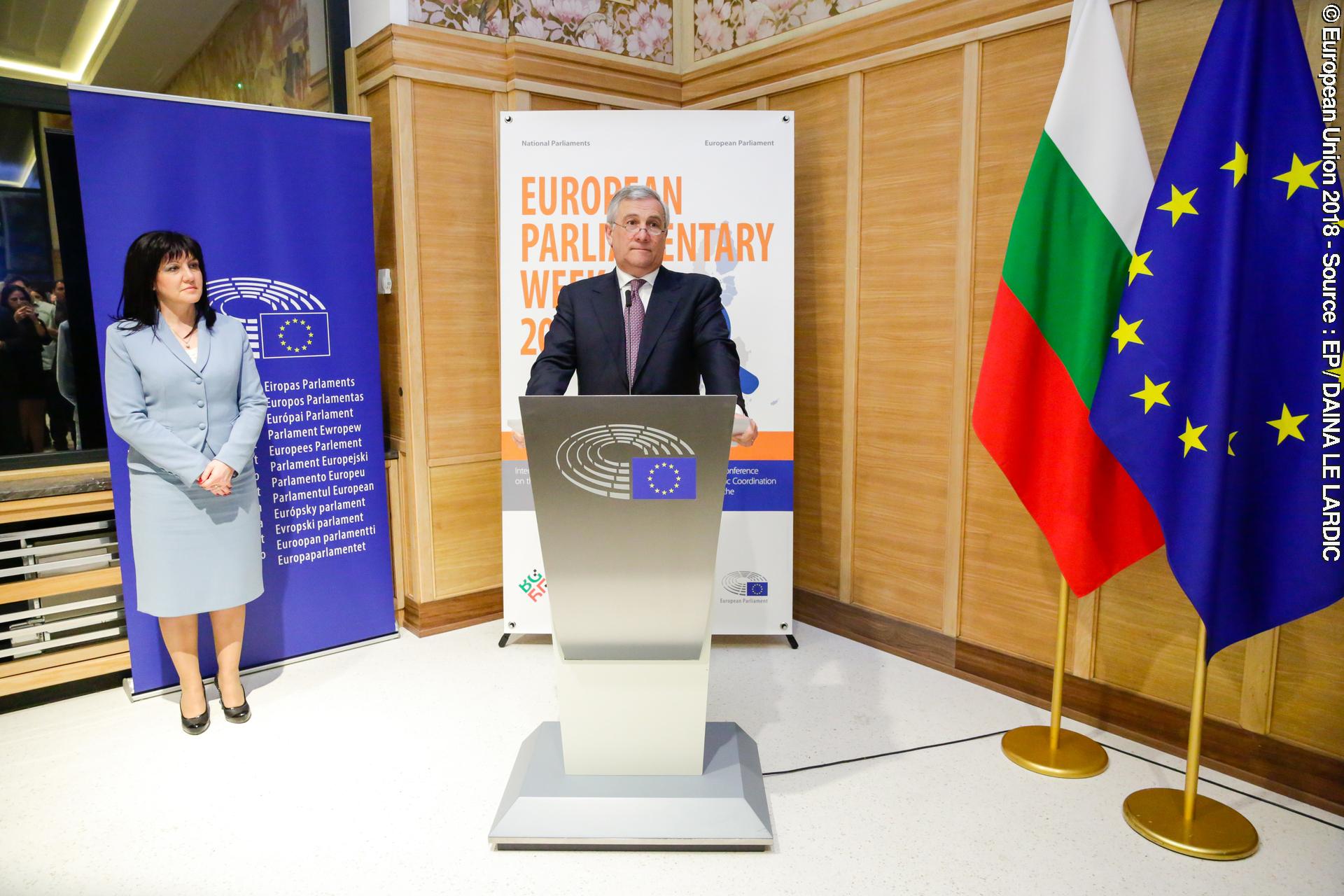 Foto 1: European Parliamentary Week 2018 - Interparliamentary Conference on Stability, Economic Coordination and Governance in the European Union - Cocktail and dinner