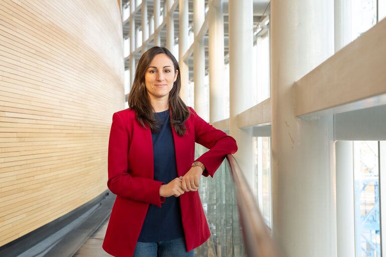 Fotografia 11: Eleonora EVI in the EP in Strasbourg