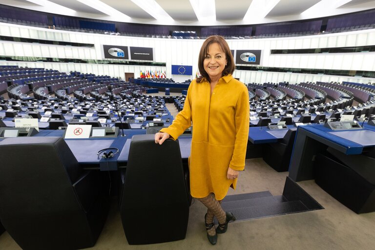 Marlene MORTLER in the EP in Strasbourg