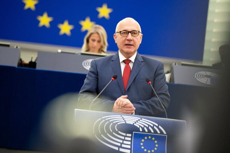 Fotografija 6: EP Plenary Session - Presentation of the Court of Auditors' annual report 2020