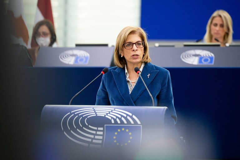 Fotografija 2: EP Plenary Session - Presentation of the Court of Auditors' annual report 2020