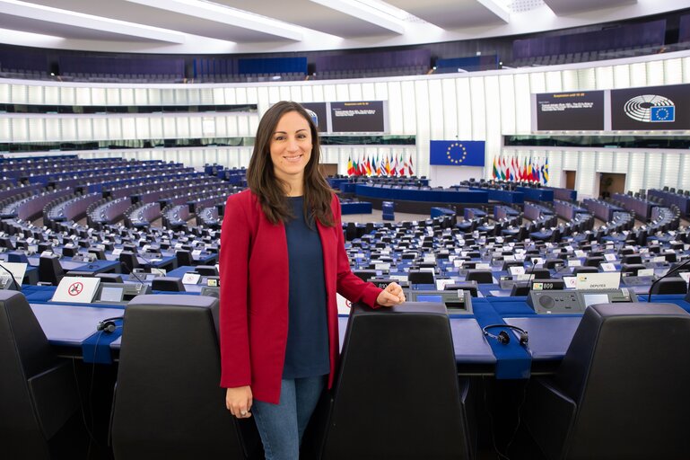 Eleonora EVI in the EP in Strasbourg