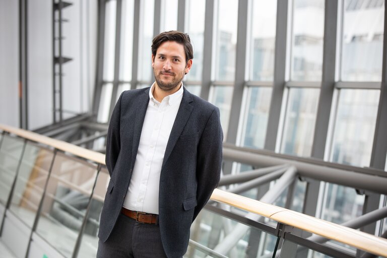 Birgit SIPPEL and her team in the EP in Brussels