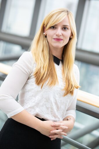 Birgit SIPPEL and her team in the EP in Brussels
