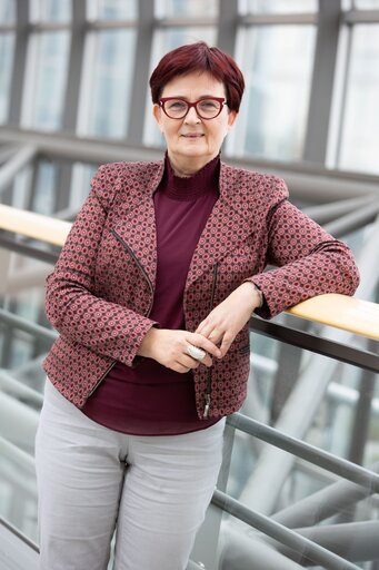 Birgit SIPPEL and her team in the EP in Brussels