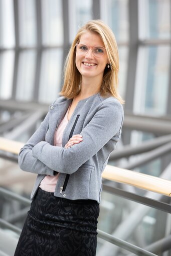 Birgit SIPPEL and her team in the EP in Brussels