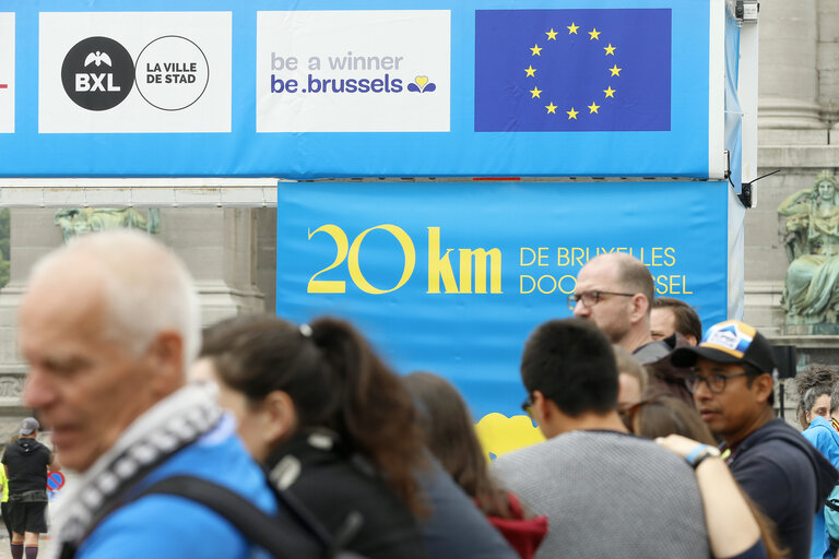 Fotografija 2: Brussels 20 km running race start