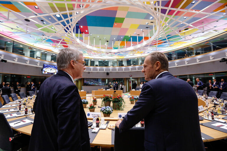 Fotografie 29: European Council, 17 and 18 October 2018.