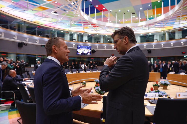 European Council, 17 and 18 October 2018.