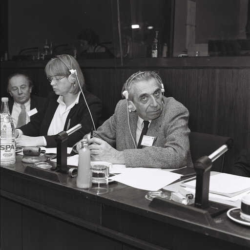 Fotografija 10: Socialists Meeting at the European Parliament in Brussels in December 1983