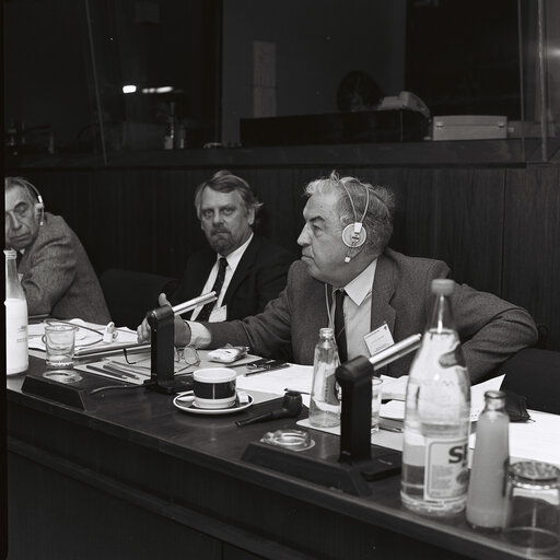 Fotografija 9: Socialists Meeting at the European Parliament in Brussels in December 1983