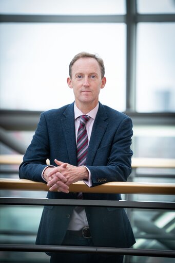 Barry Andrews in the EP in Brussels