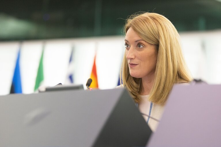 Fotografija 7: EP Plenary session - General budget of the European Union for the financial year 2022 - all sections